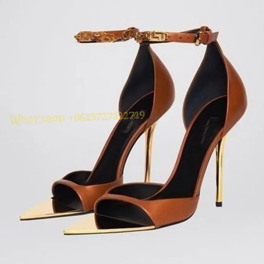 Women Shoes Luxury Brand - Sandal Sutra Hak Penutup Wanita Sandal