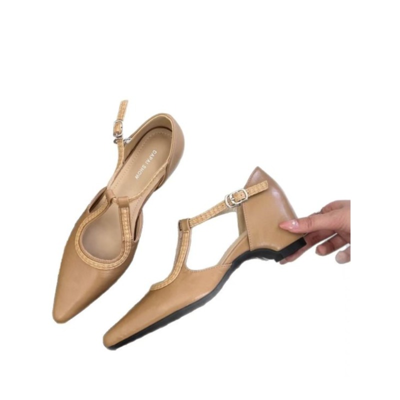 Women'S Shoes Yellow - Sepatu Wanita 2026Will&Zest Yellow Pumps T-Strap