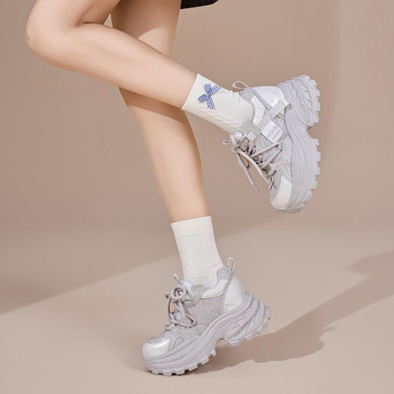 Sepatu Sneakers Wanita 8CM Mod - Wedge Heeled Sneaker ulasan dan harga