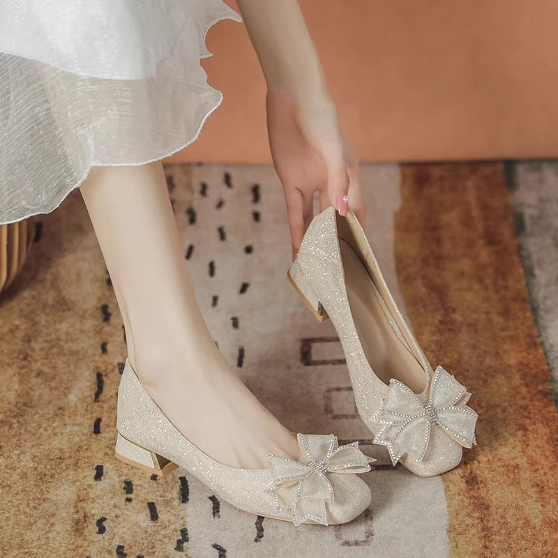 Sepatu Pernikahan Atasan Renda - Women Shoes Heels ulasan dan harga