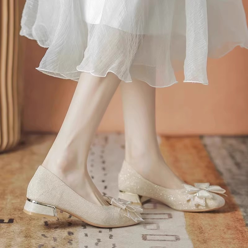 Sepatu Pernikahan Atasan Renda - Women Shoes Heels ulasan dan harga