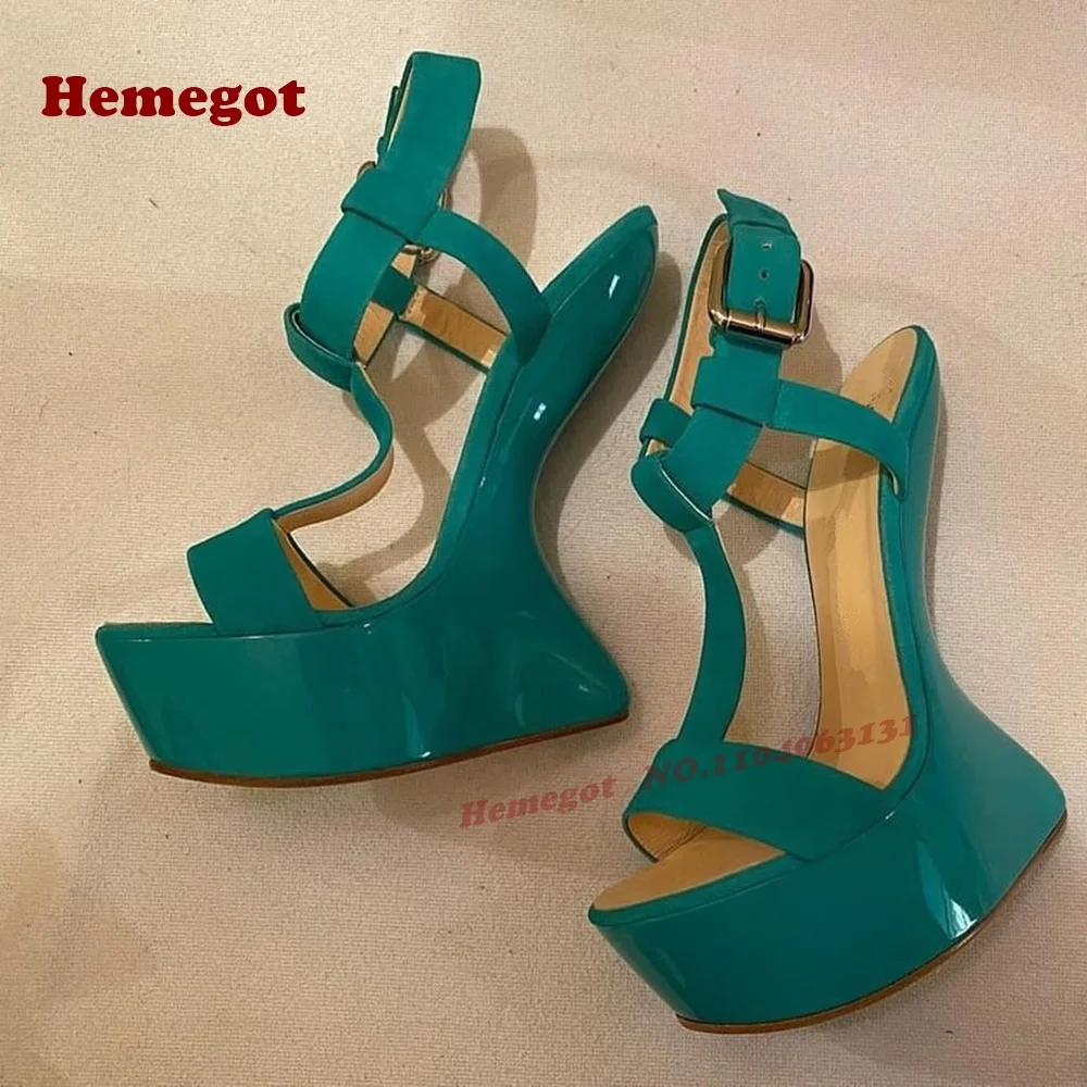 Sandal T-Strap Gaya Unik Warna - Women'S Shoes Yellow ulasan dan harga