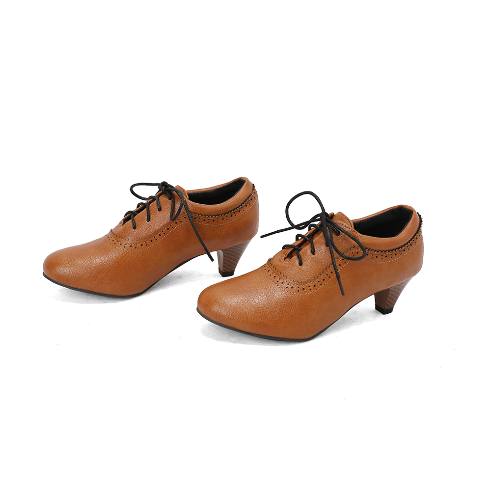   Sepatu Pumps Wanita Coklat K - Women'S Shoes Yellow ulasan dan harga