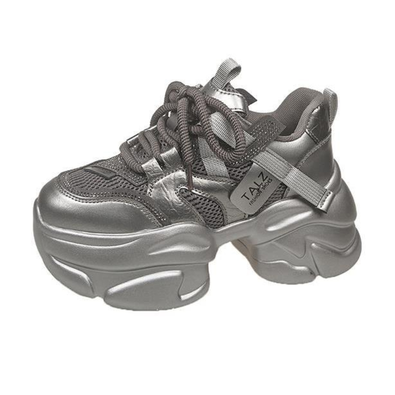 Sepatu Sneakers Wanita Model M - Wedge Heeled Sneaker ulasan dan harga