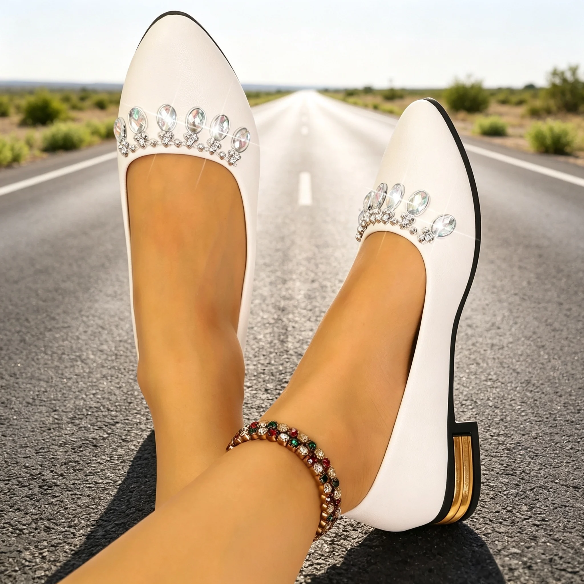Sepatu Balet Wanita Model Poin - Women Shoes Heels ulasan dan harga
