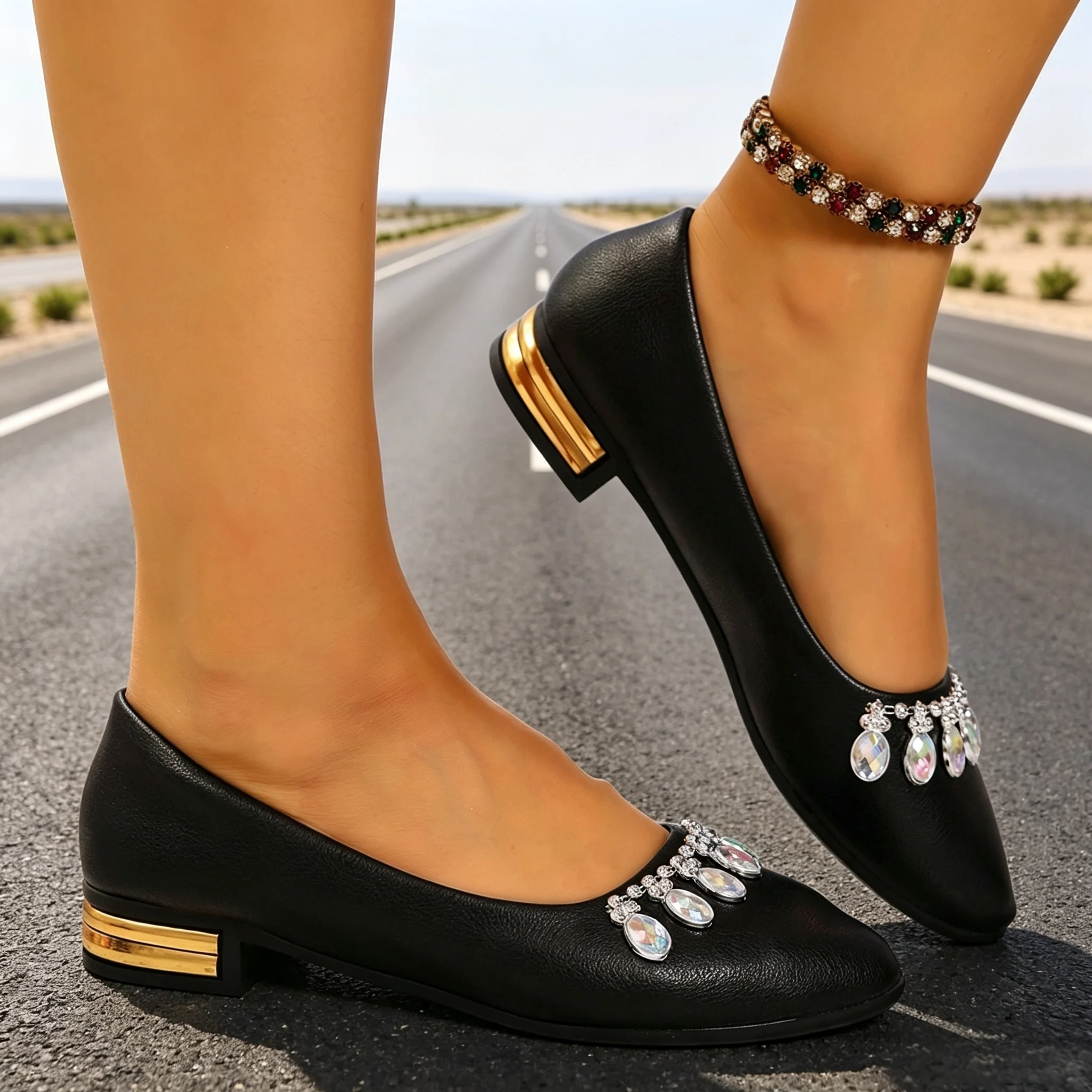 Sepatu Balet Wanita Model Poin - Women Shoes Heels ulasan dan harga