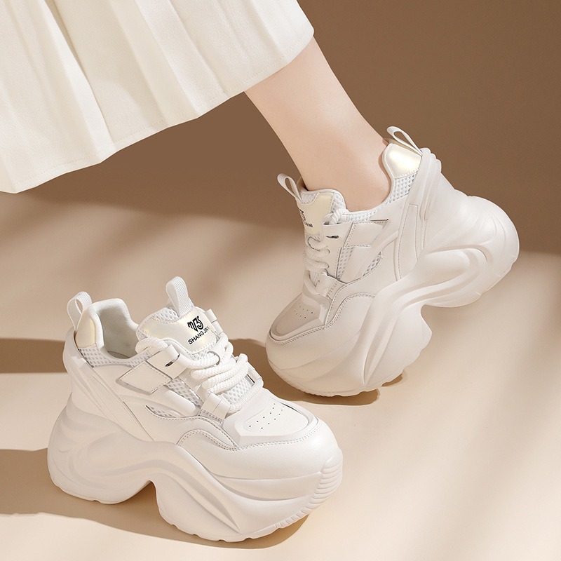Sepatu Sneakers Wanita Hitam P - Wedge Heeled Sneaker ulasan dan harga