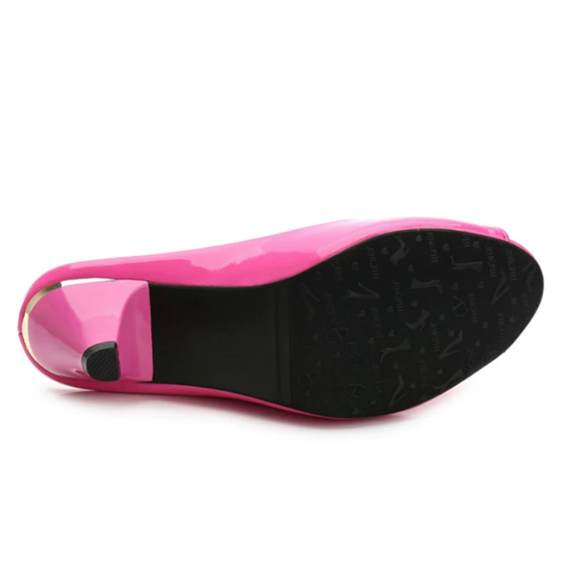 Sepatu Mules Wanita Model Peep - Women'S Shoes Yellow ulasan dan harga