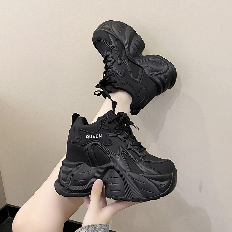 Sepatu kets Chunky hangat untu - Wedge Heeled Sneaker ulasan dan harga