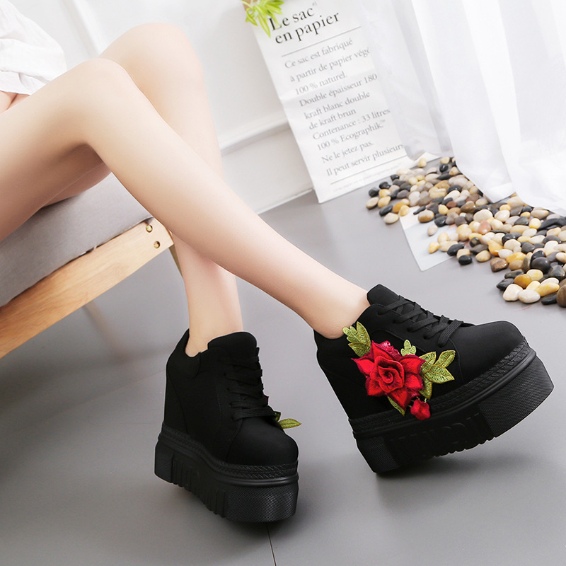 Sepatu Sneakers Olahraga Wanit - Wedge Heeled Sneaker ulasan dan harga